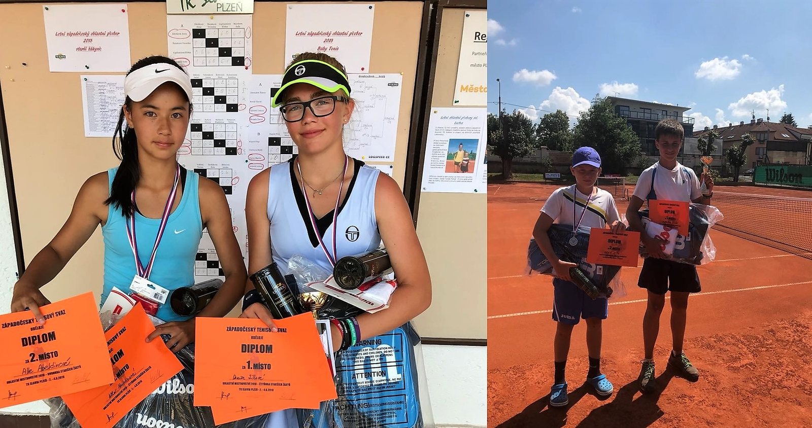 Jílková a Janoušek vyhráli letní oblastní přebor staršího žactva